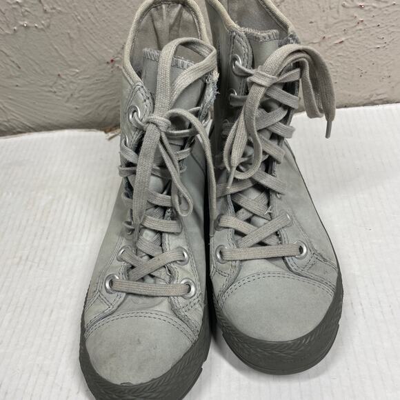 CONVERSE‎ CHUCK TAYLOR HI TOP OUTSIDER BOOTS GREY men’s size 4 main image 6